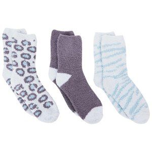 Summer and Rose Fuzzy Sock Trio
